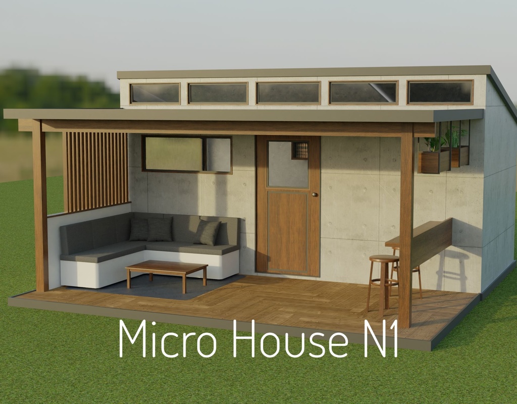 3Dモデル [Micro House N1]
