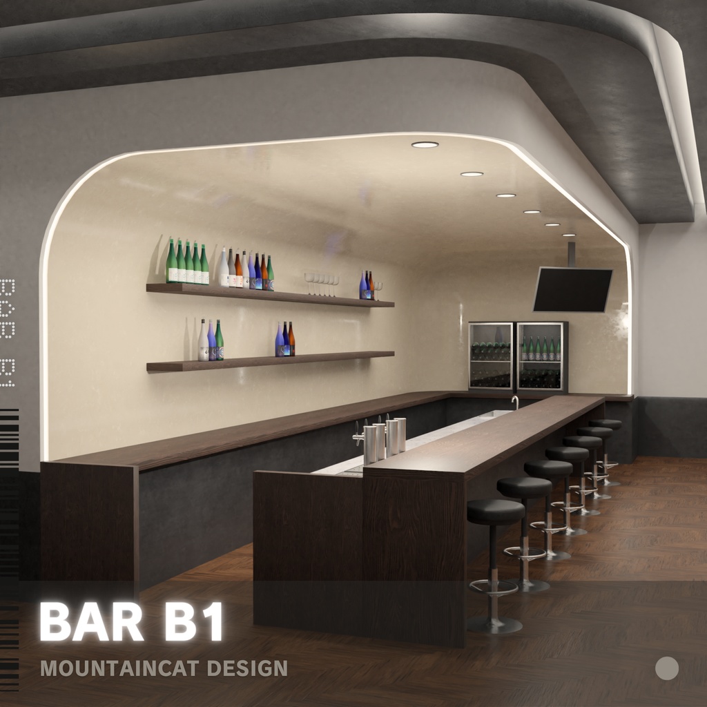 3Dモデル [Bar B1]