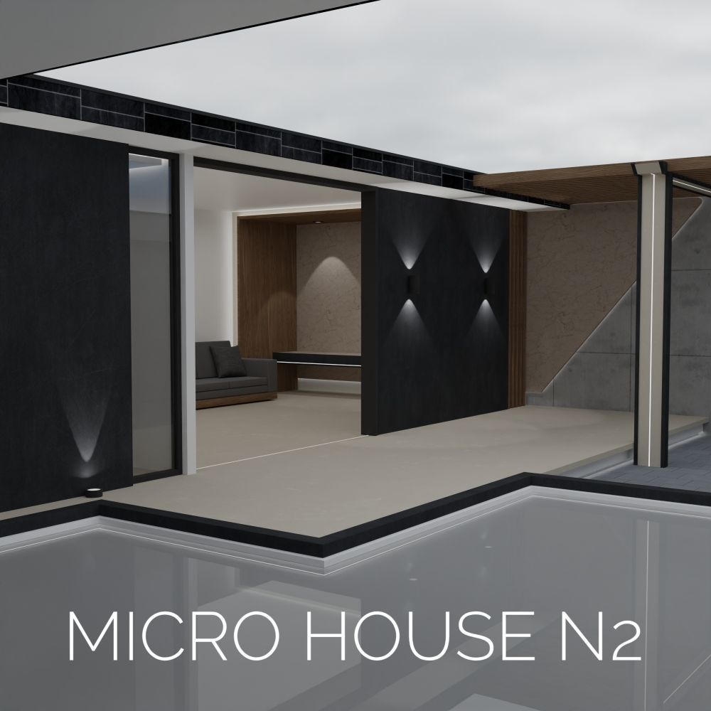3Dモデル [Micro House N2]