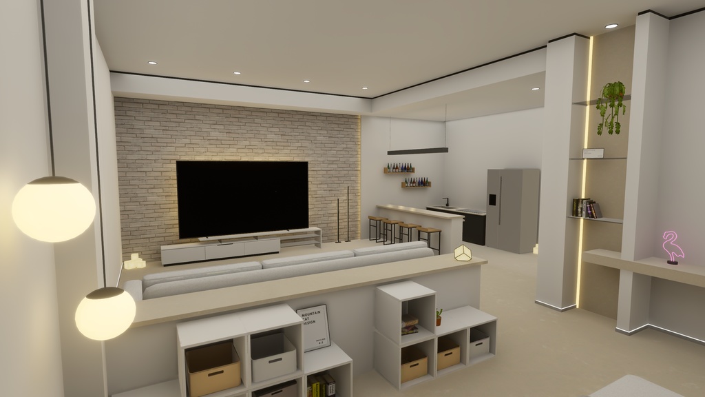 3Dモデル [One Room O1.re] - ねこやま君 - BOOTH