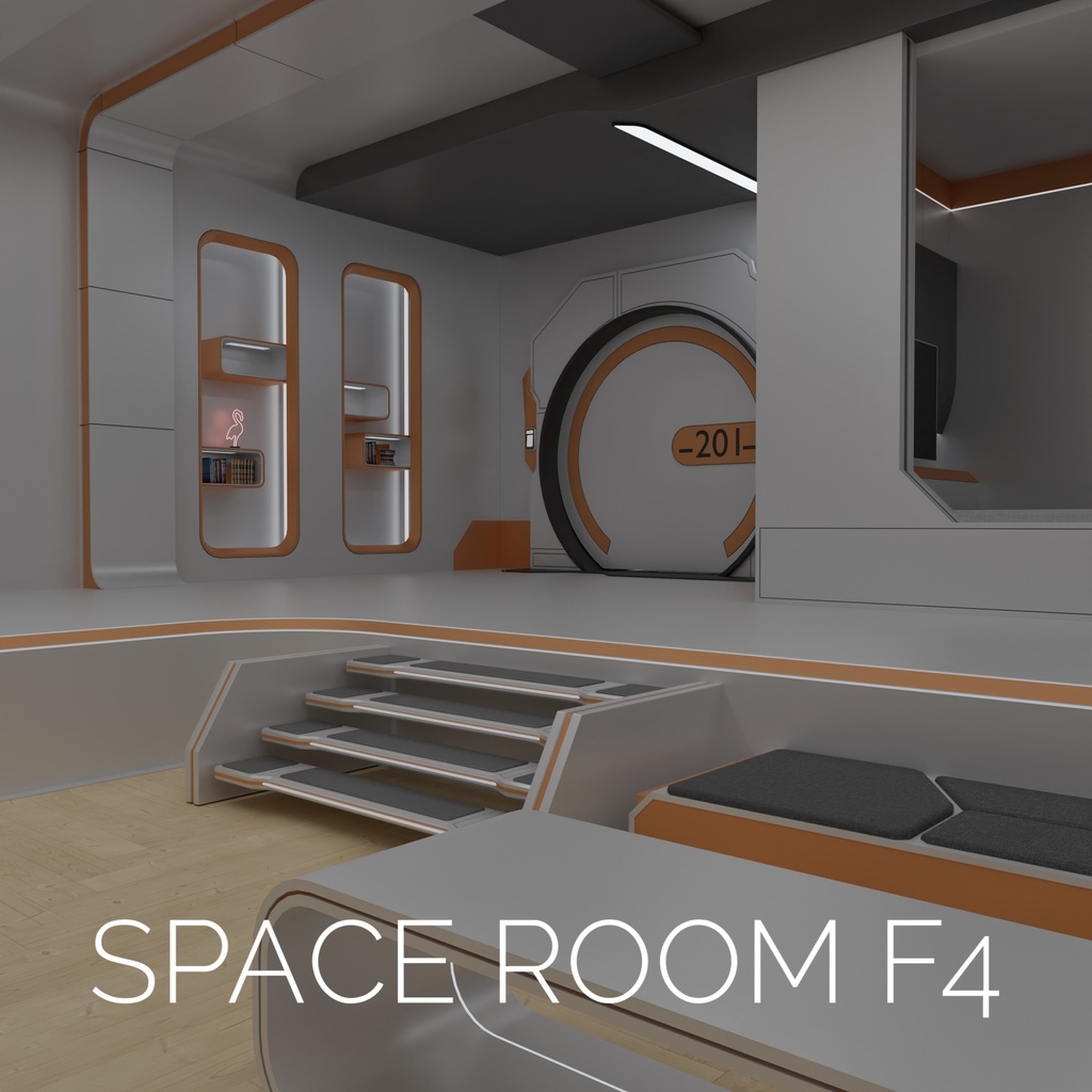 3Dモデル [Space Room F4]