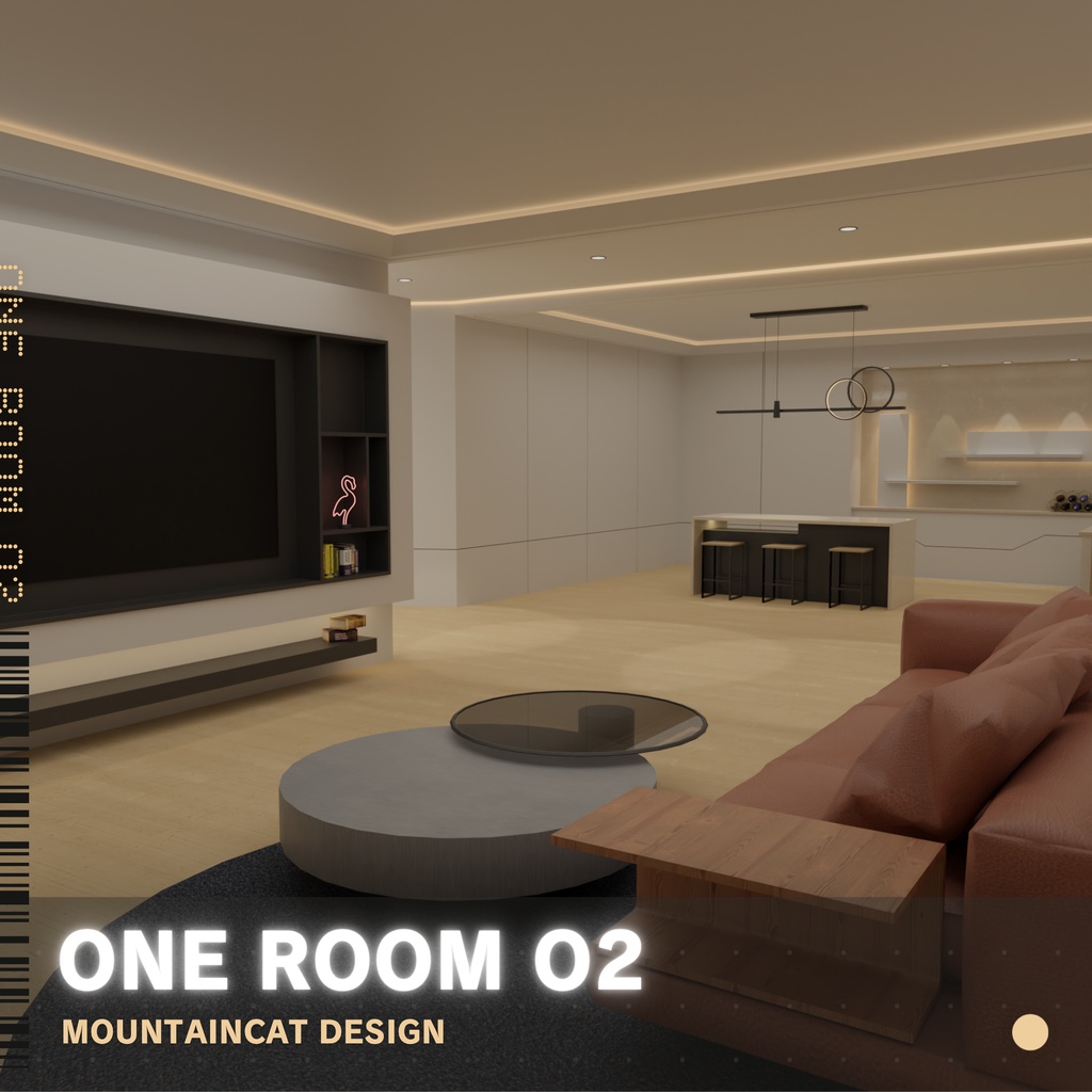 3Dモデル [One Room O2]