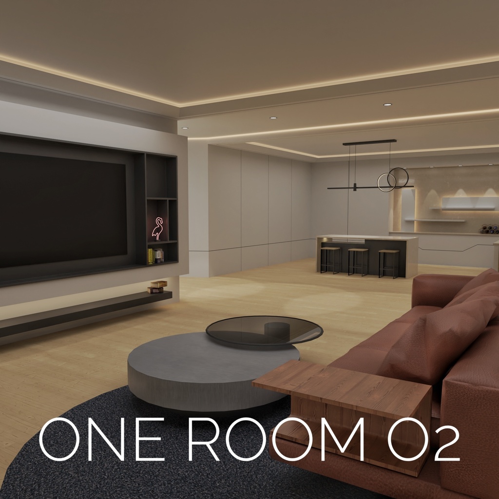 3Dモデル [One Room O2]