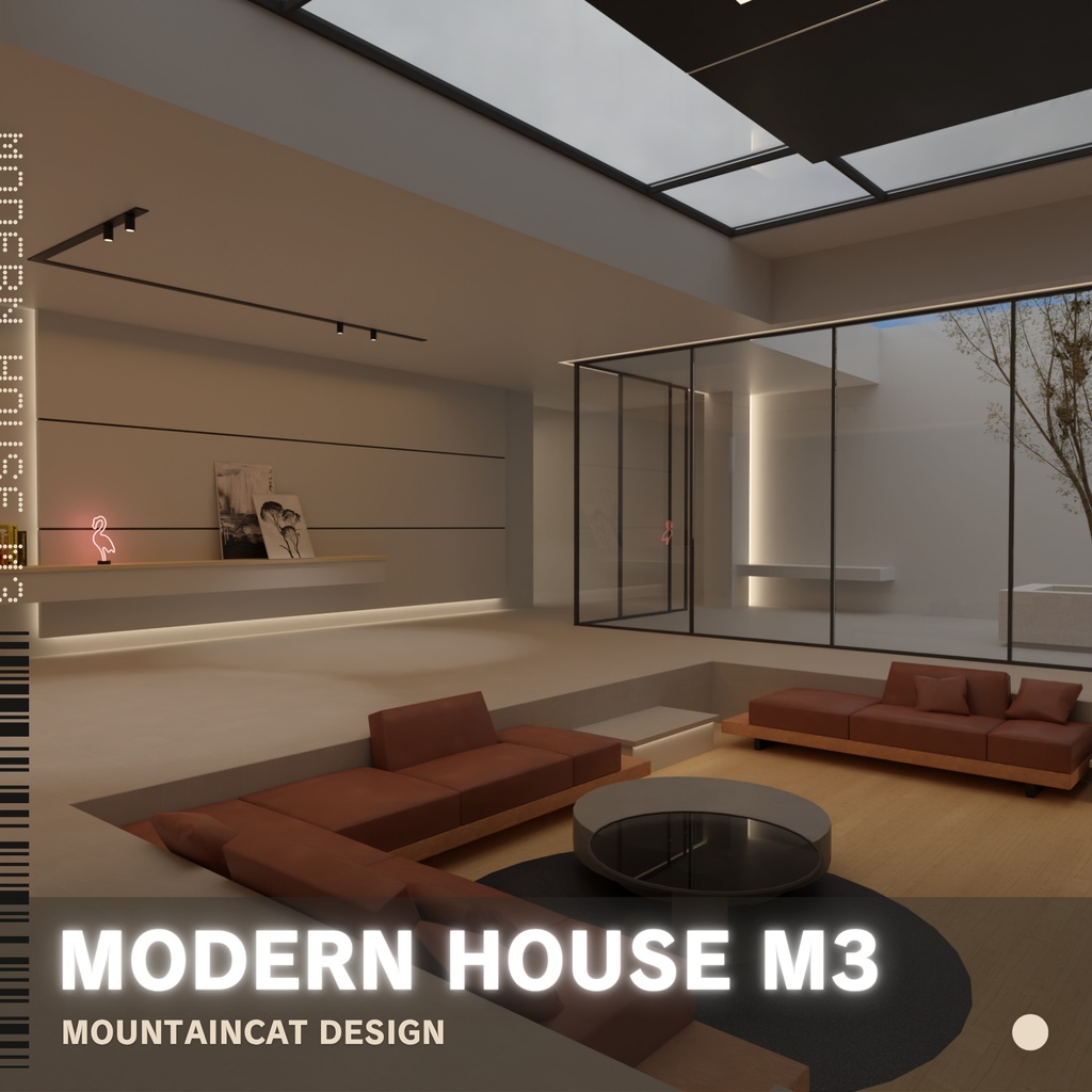 3Dモデル [Modern House M3]