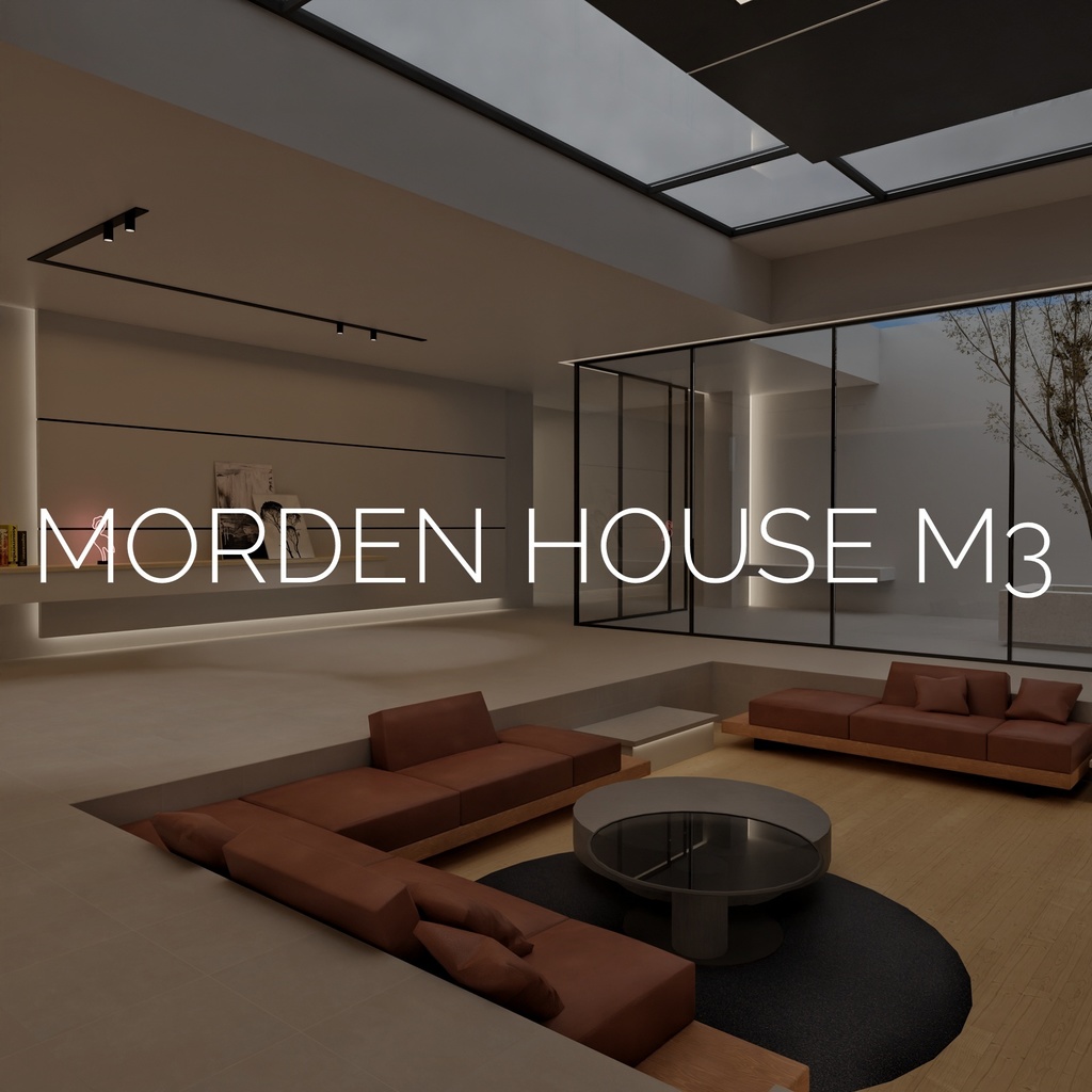 3Dモデル [Modern House M3]