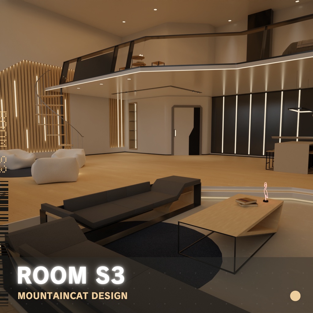 3Dモデル [Room S3]