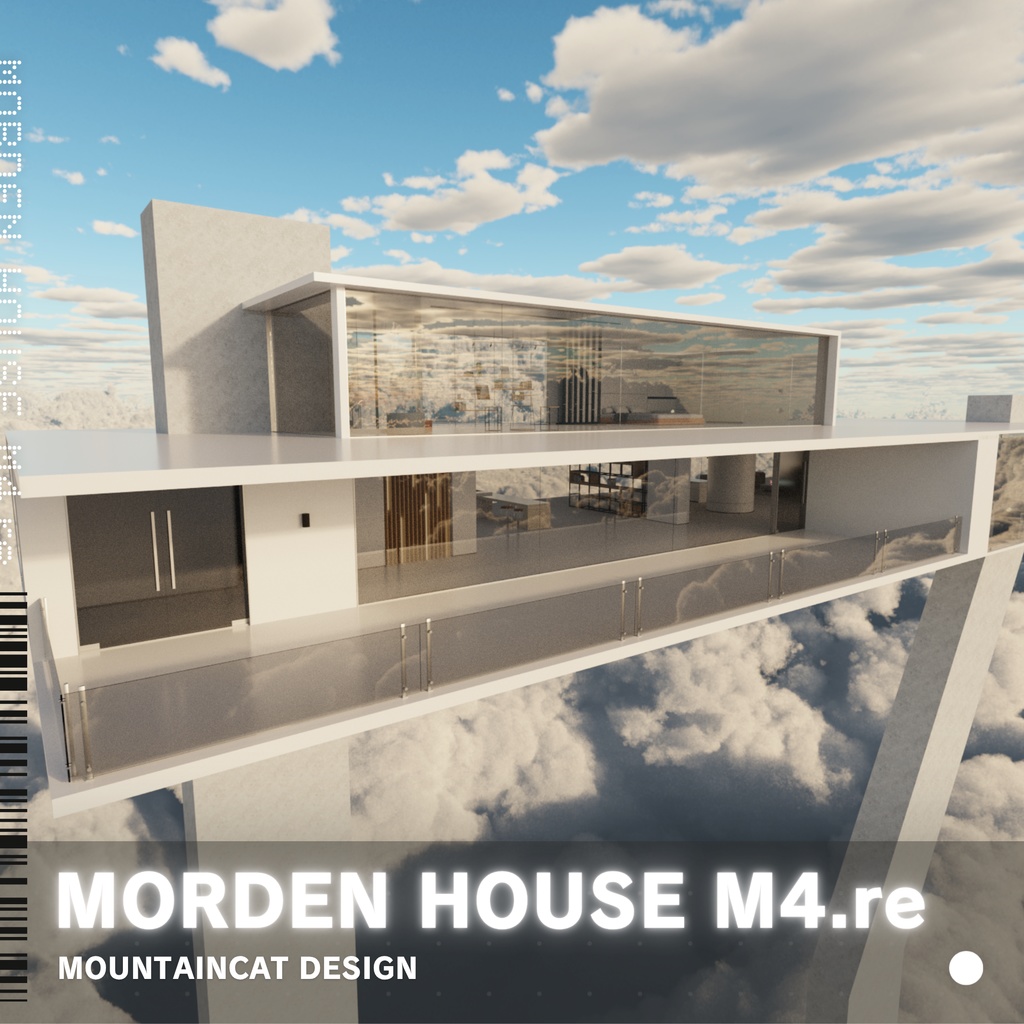 3Dモデル [Modern House M4.re]