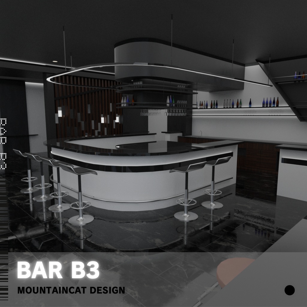 3Dモデル [Bar B3]