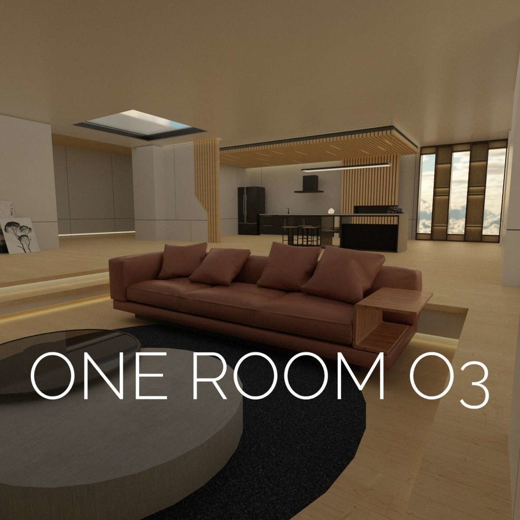 3Dモデル [One Room O3]