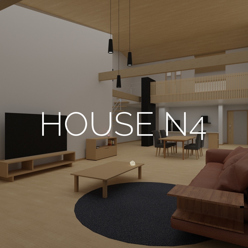 3Dモデル [House N4]