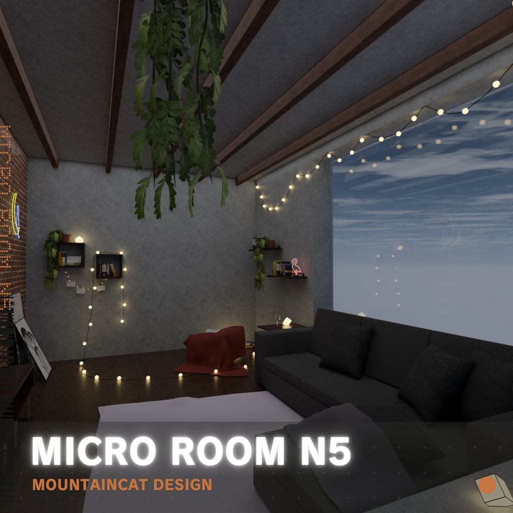 3Dモデル [Micro Room N5]