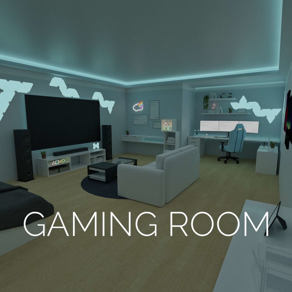 3Dモデル [Gaming Room]