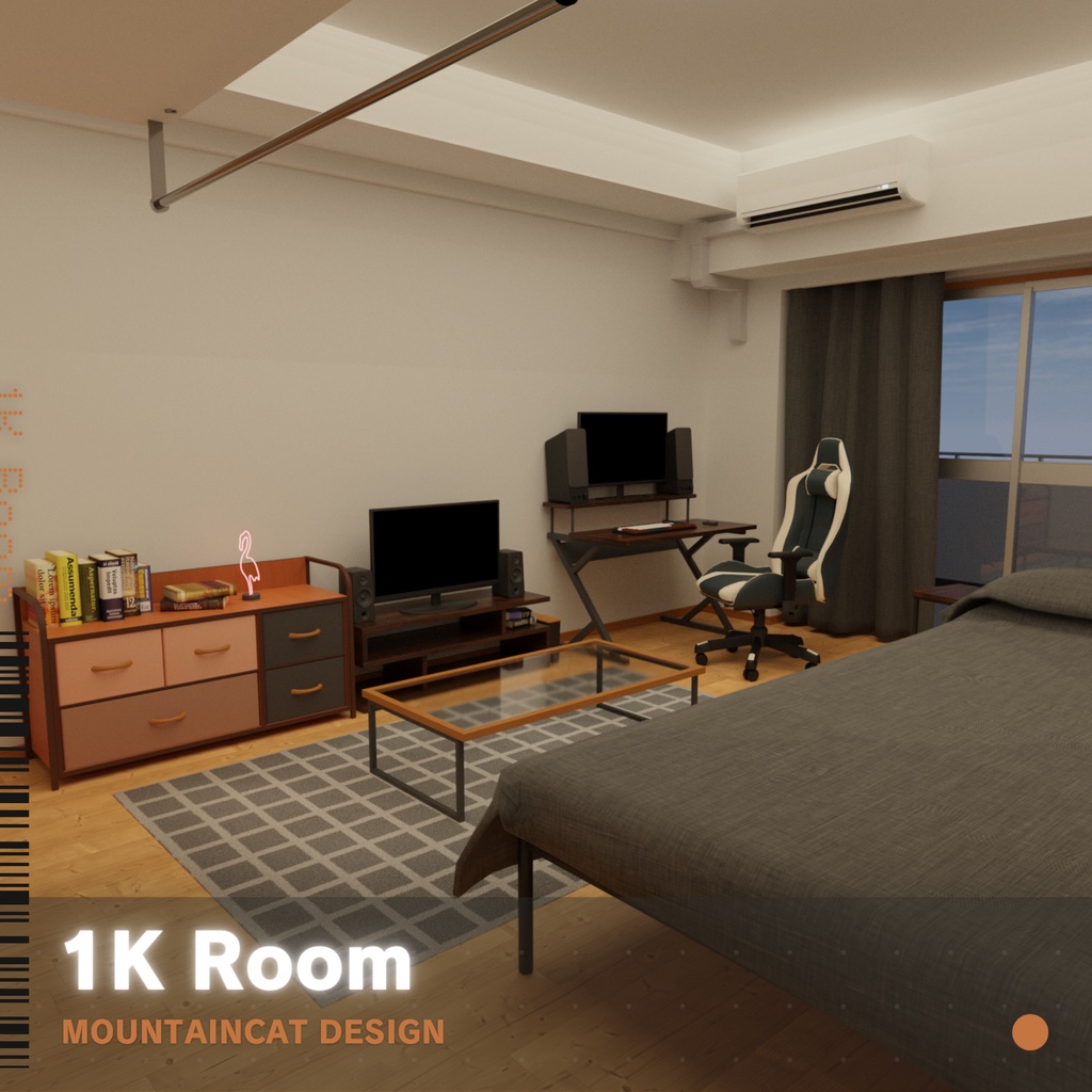 3Dモデル [1K Room]