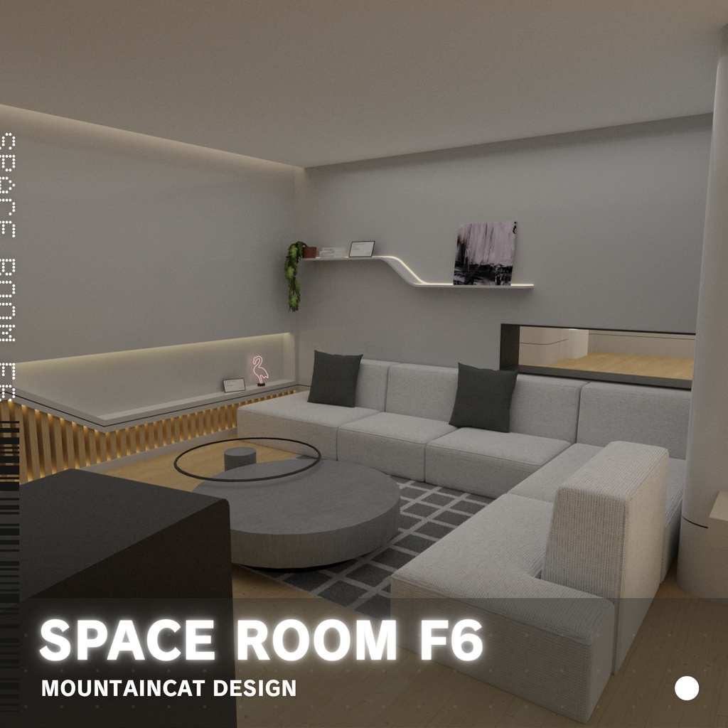 3Dモデル [Space Room F6]