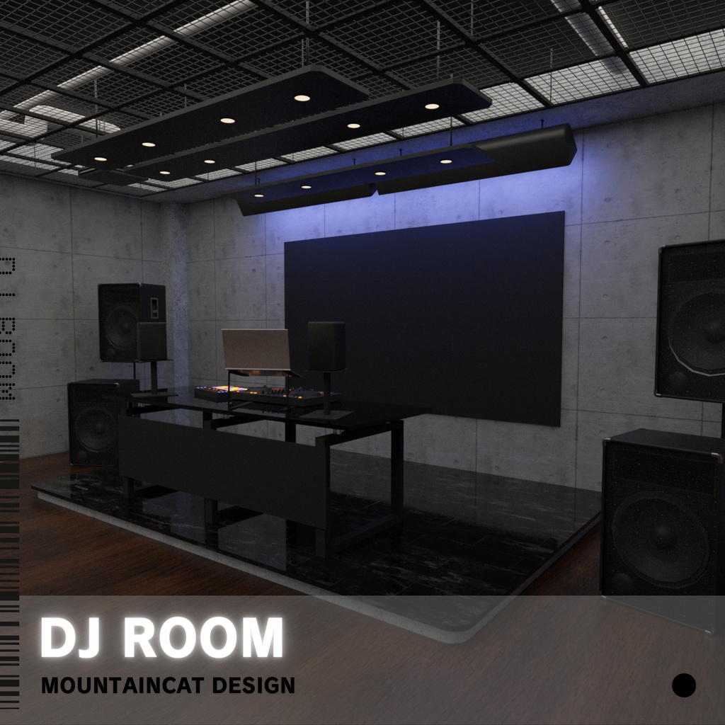 3Dモデル [DJ Room]