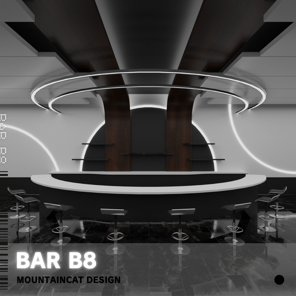 3Dモデル [Bar B8]