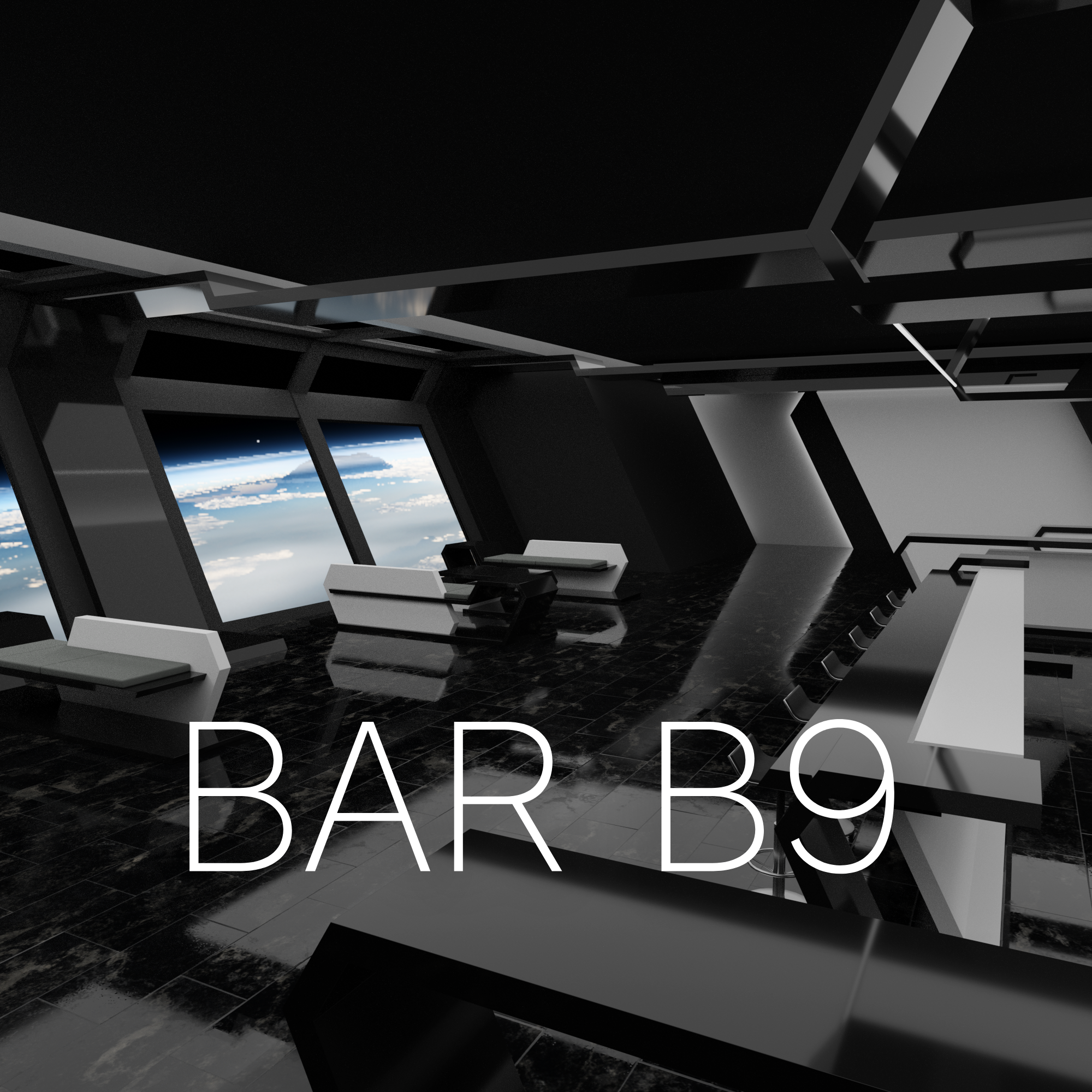 3Dモデル [Bar B9]
