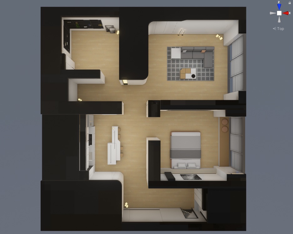 3Dモデル [One Room O5] - ねこやま君 - BOOTH