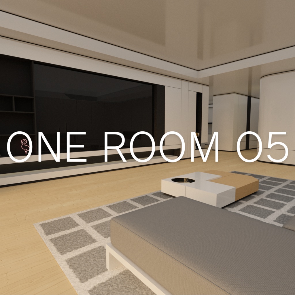 3Dモデル [One Room O5]