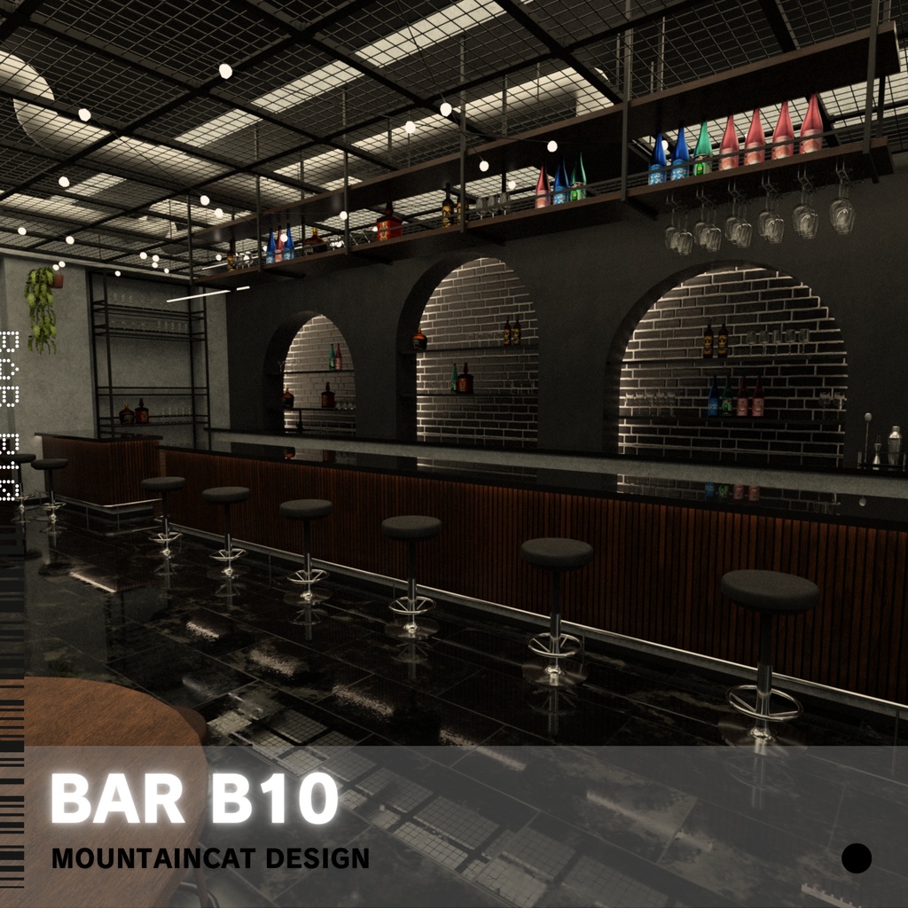 3Dモデル [Bar B10]