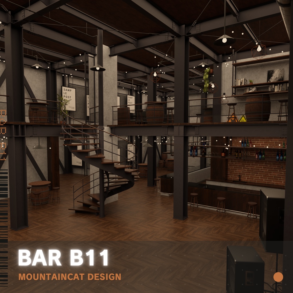 3Dモデル [Bar B11]