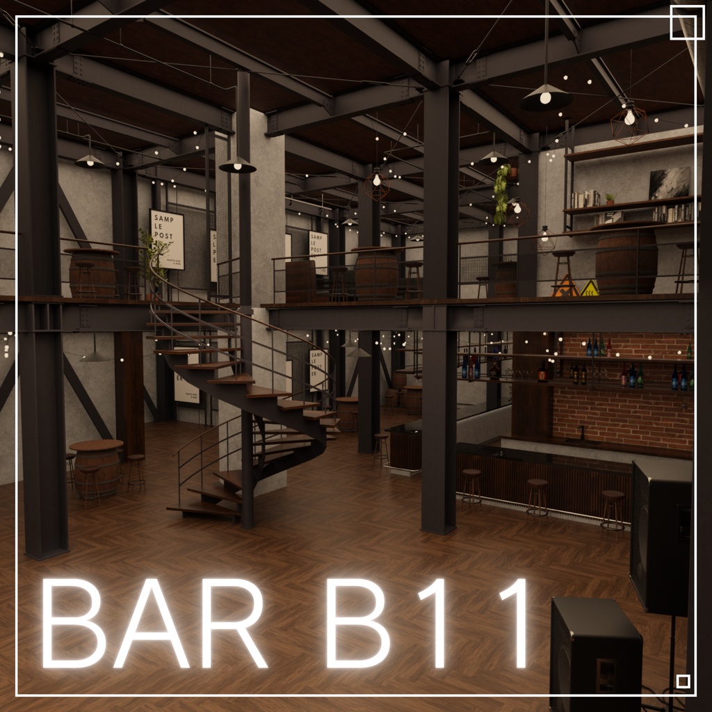 3Dモデル [Bar B11]