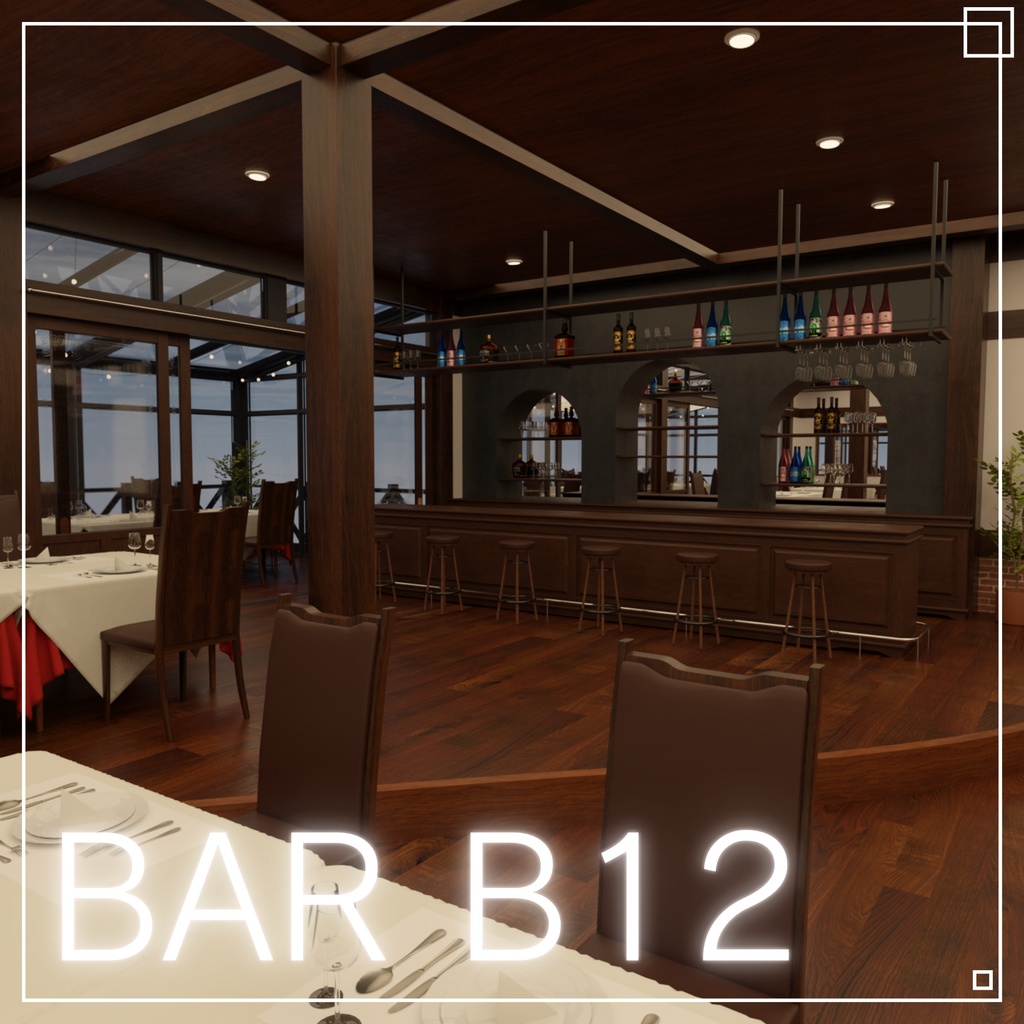 3Dモデル [Bar B12]