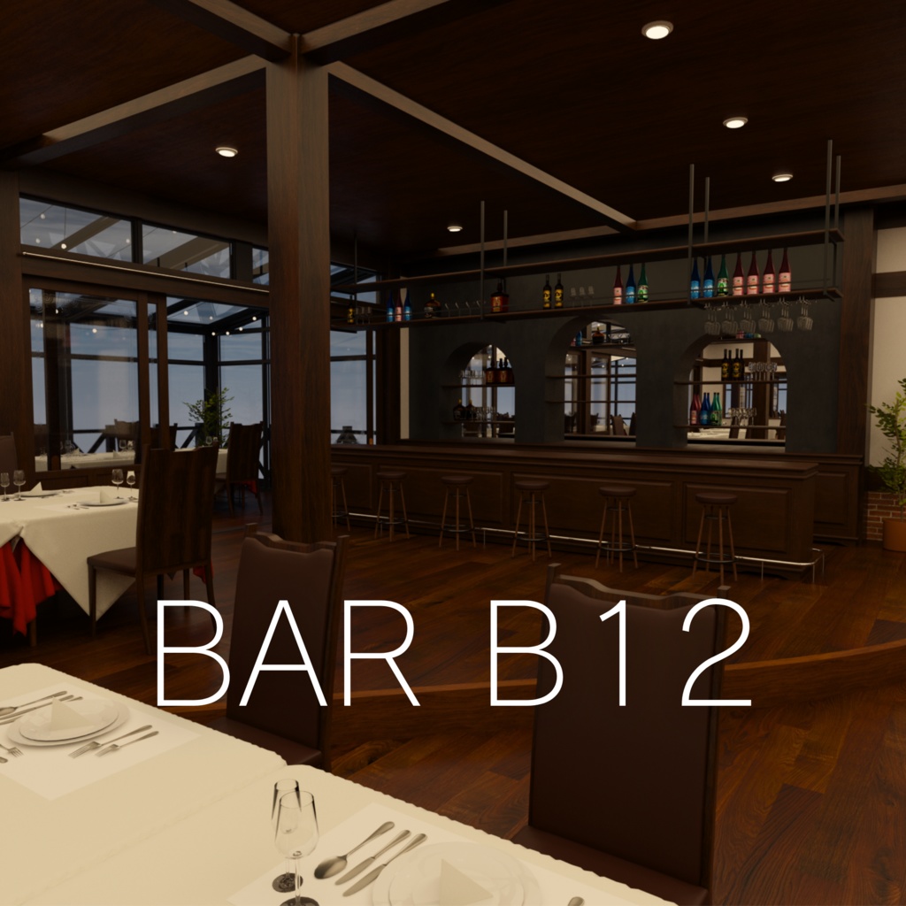 3Dモデル [Bar B12]