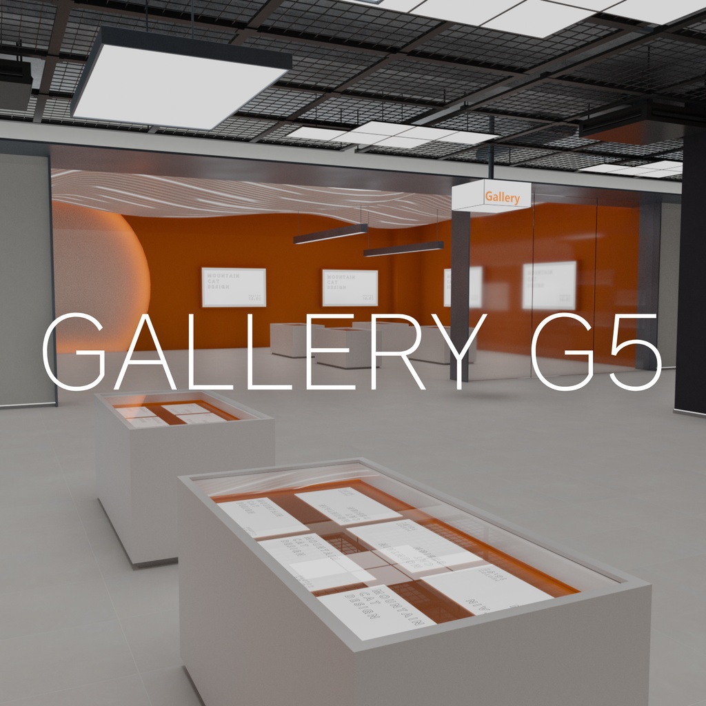 セール中！！🎉3Dモデル [Gallery G5]
