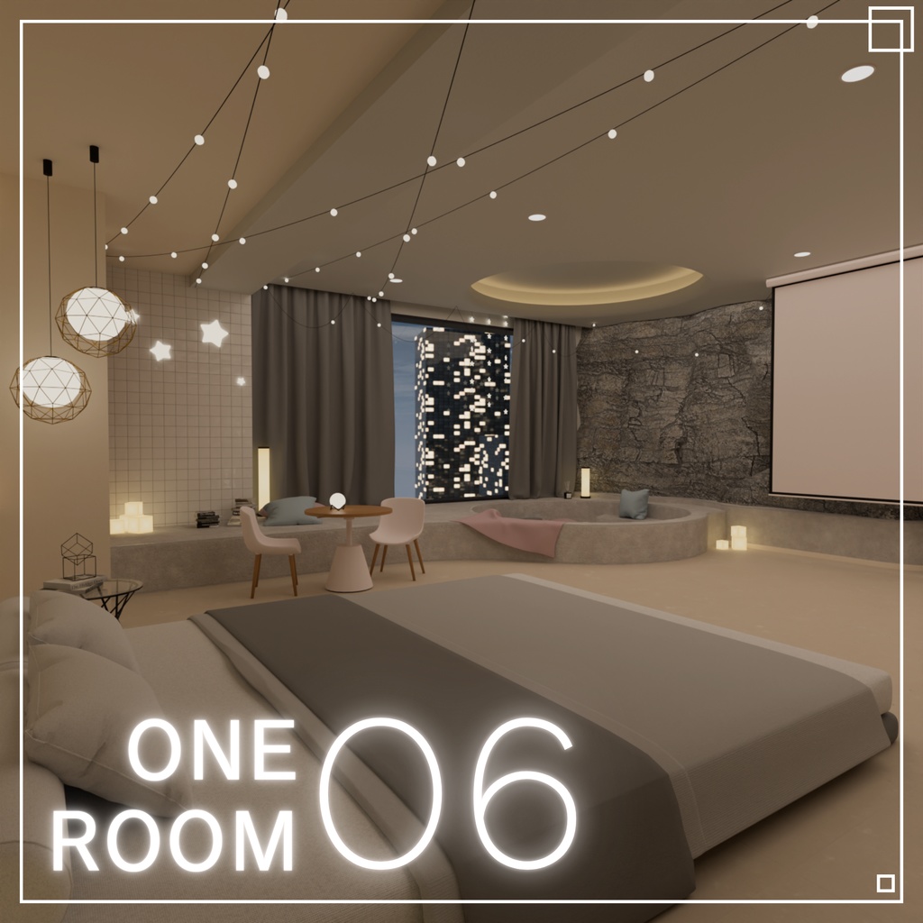 3Dモデル [One Room O6]