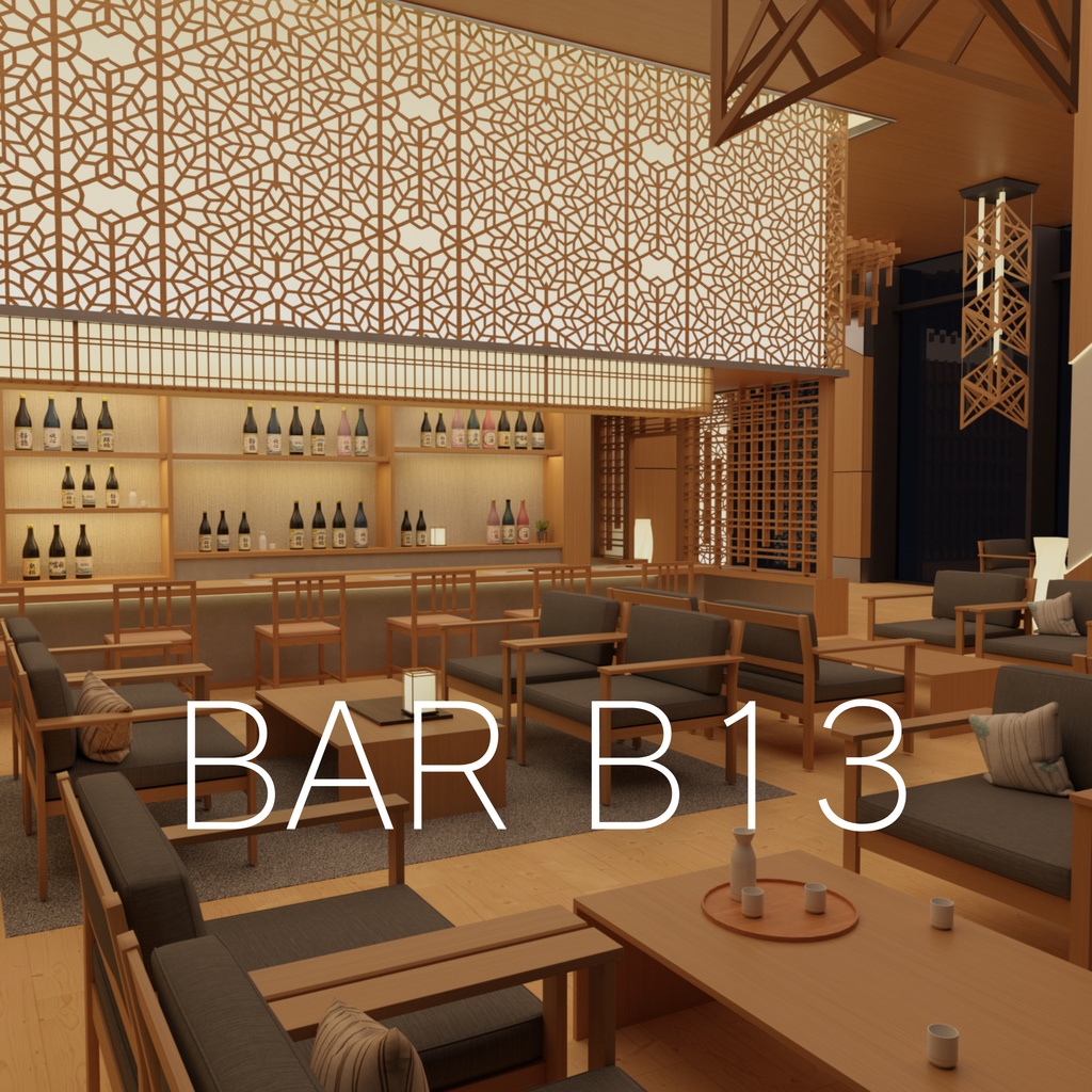 セール中！！🎉3Dモデル [Bar B13]