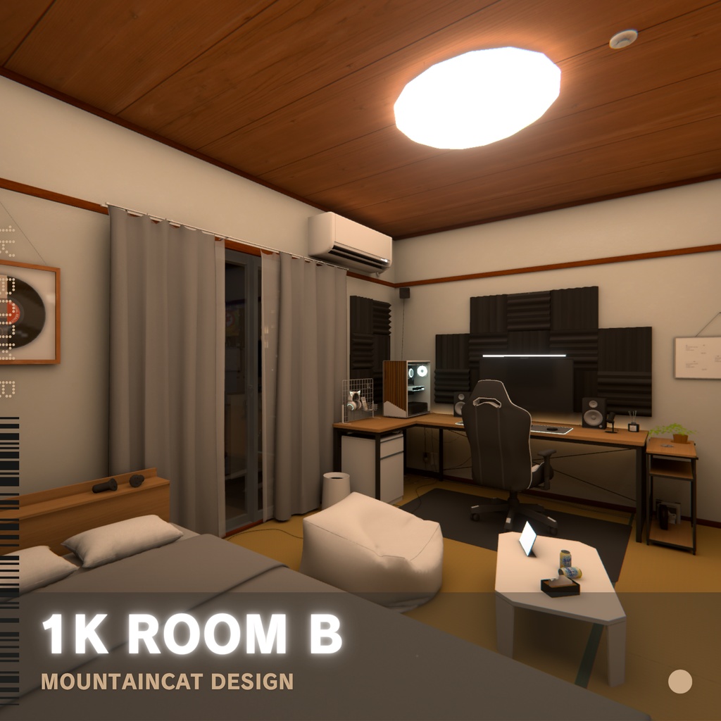 3Dモデル [1K Room B]