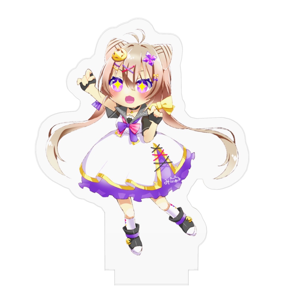 みこにゅちゃんシイタケ目アクリルフィギュア