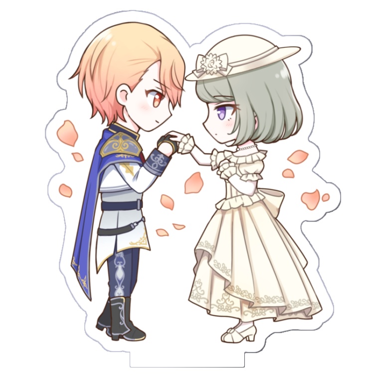 つかねねミニアクリルスタンド(Knight&Lady)