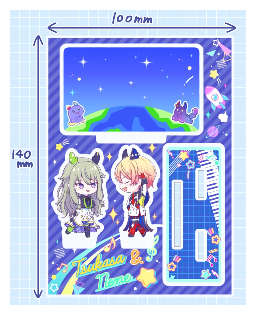 司×寧々　スペオペアクリルジオラマ
