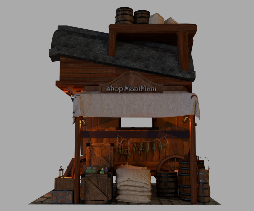 【VRChat】旅商人の馬車 vket2024winterのブースデータ