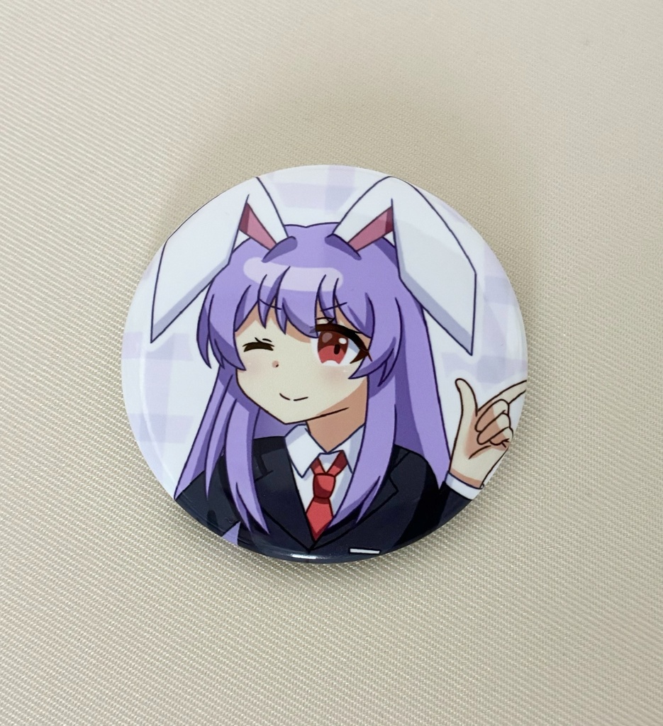 うどんげ缶バッジ