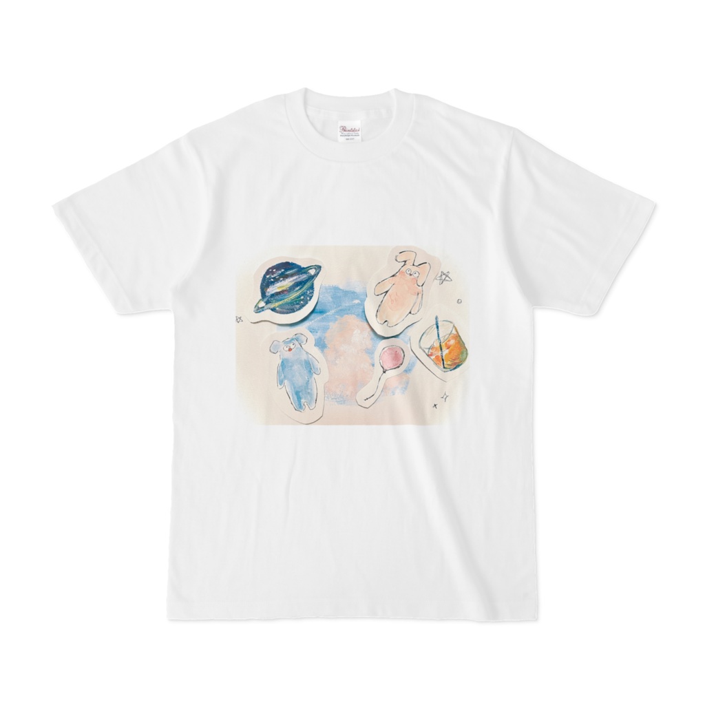 夏が好きな宇宙人のTシャツ