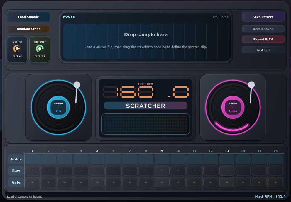 【好きなサンプリング素材から即席スクラッチ!】SCRATCHER