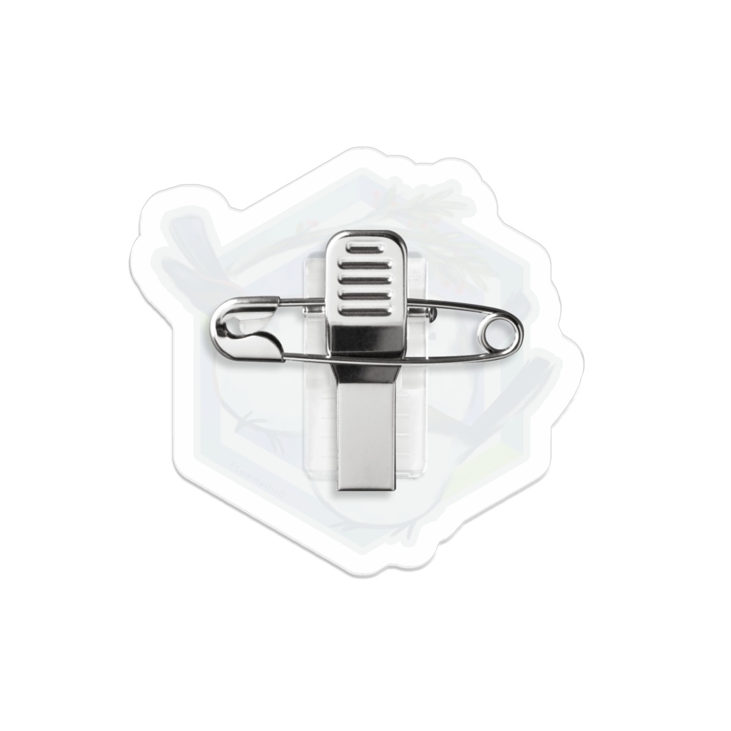 シマエナガ アクリルバッジ