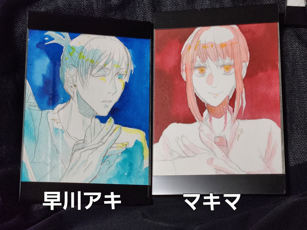 【チェンソーマン・第5人格】ハガキサイズドローイング