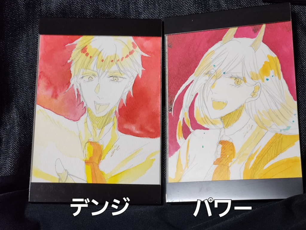 【チェンソーマン・第5人格】ハガキサイズドローイング