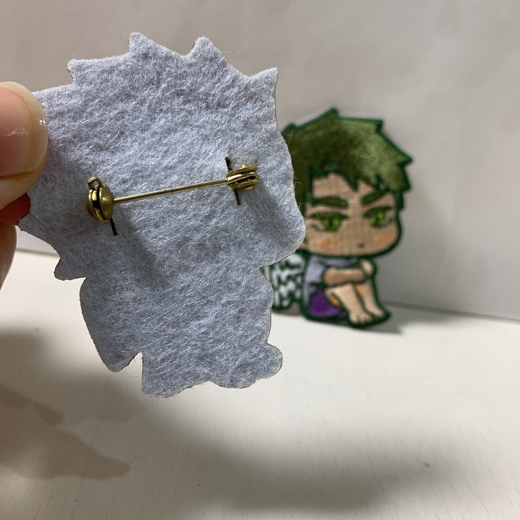 刺繍ワッペン(安全ピン付)