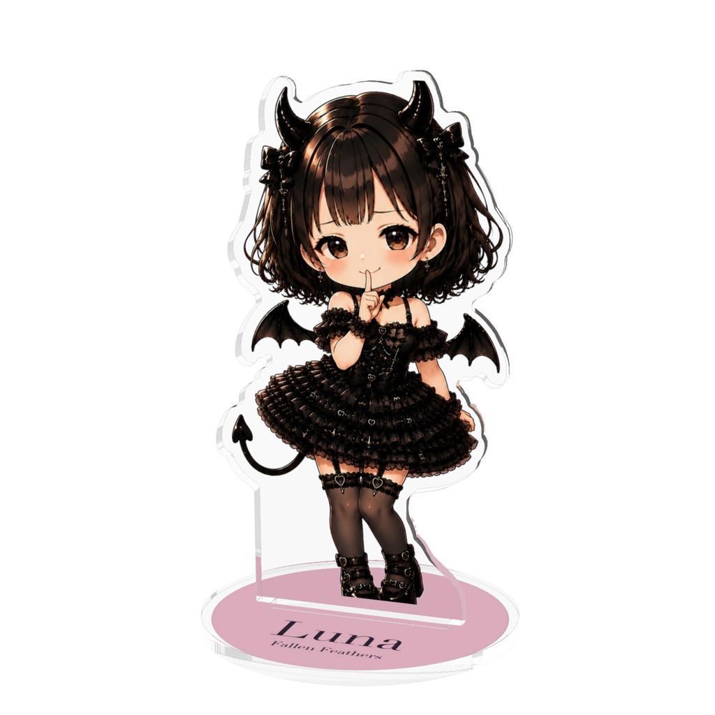 悪魔ちゃん ルナ アクリルスタンド(高さ約10cm)