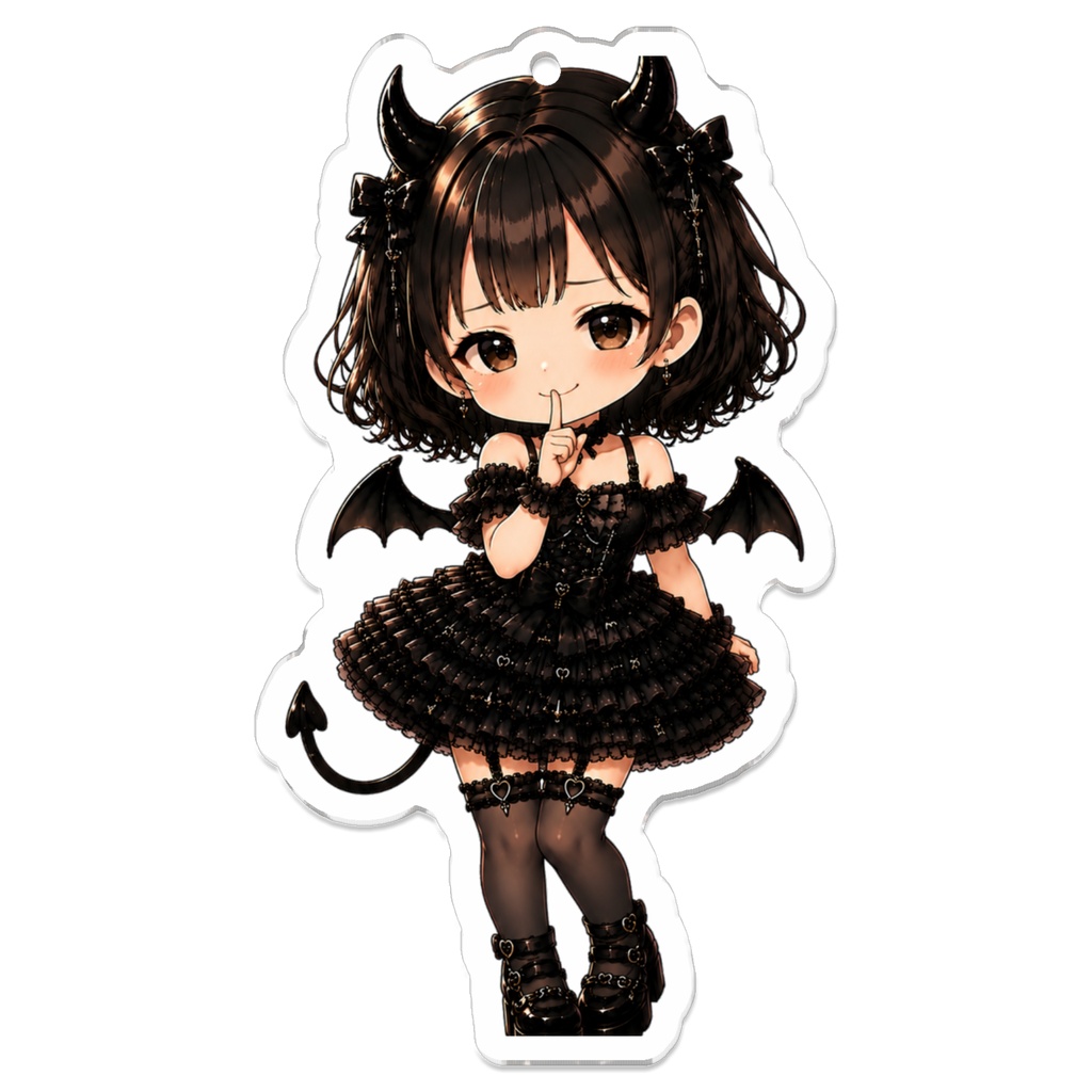 悪魔ちゃん ルナ アクリルキーホルダー（70mm）