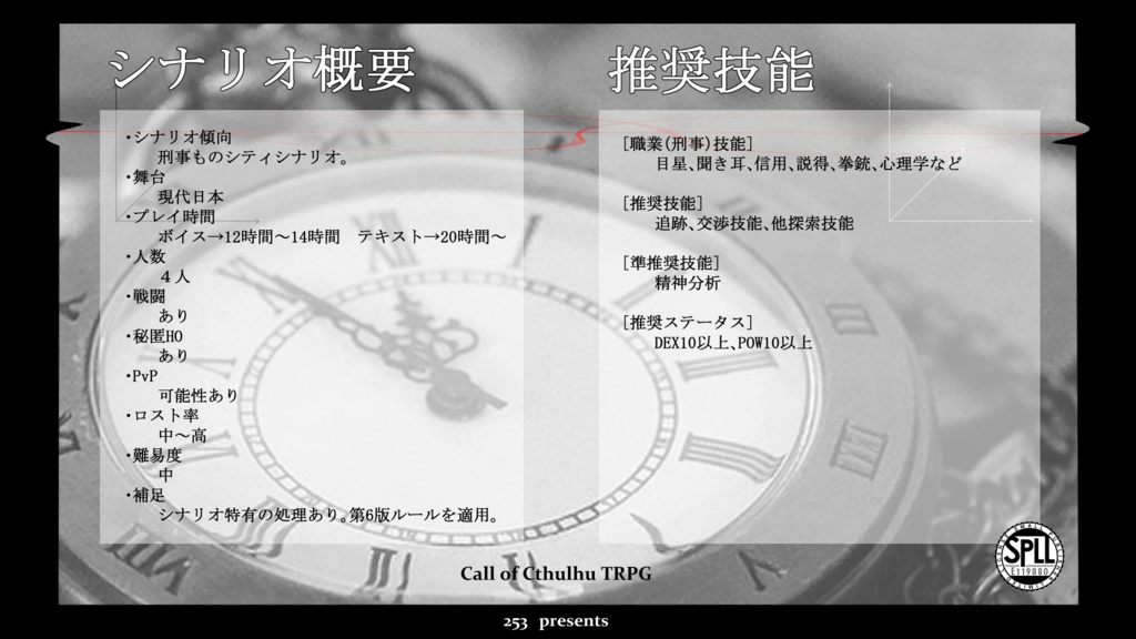 クトゥルフ神話TRPG「KAIROS Ver 1.1」SPLL:E119880