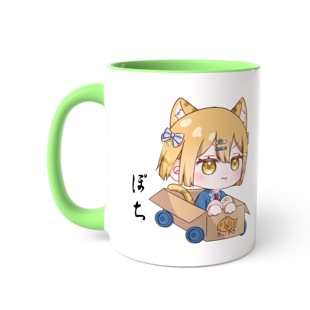 【ぽちたま】たいやき号マグカップ・全6色