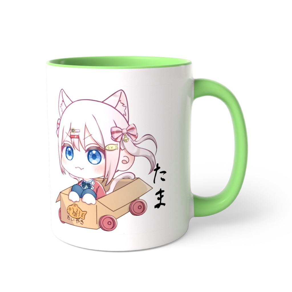【ぽちたま】たいやき号マグカップ・全6色