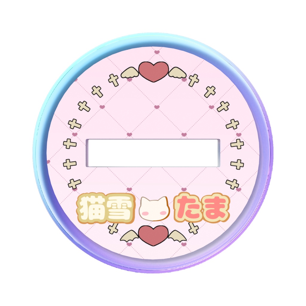 【ぽちたま】猫雪たま オーロラアクリルスタンド(小)