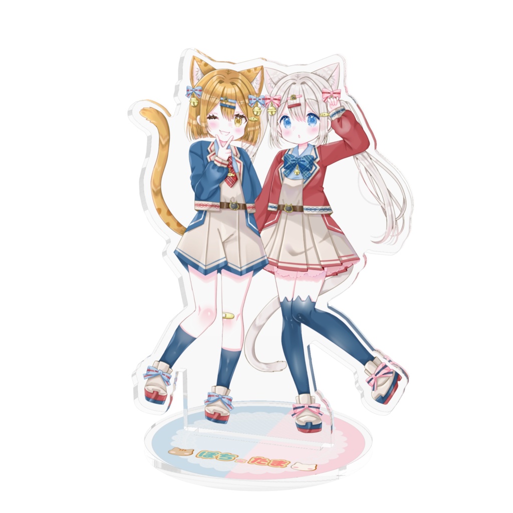 【ぽちたま】仲良し・キービジュアルアクリルスタンド